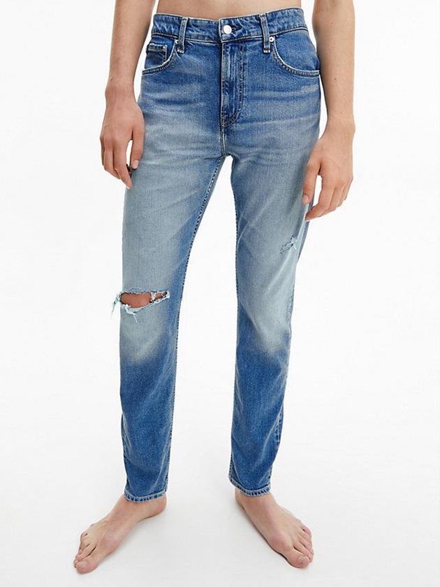 Calvin Klein USA Slim Tapered Mens Jeans Blue 9326584-IR